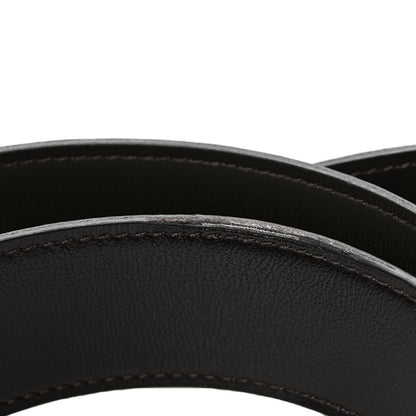 Hermes Box Togo Rubber 38mm Tonight Reversible Belt 105 42 Chocolate Gris Neve Orange 8 of 9