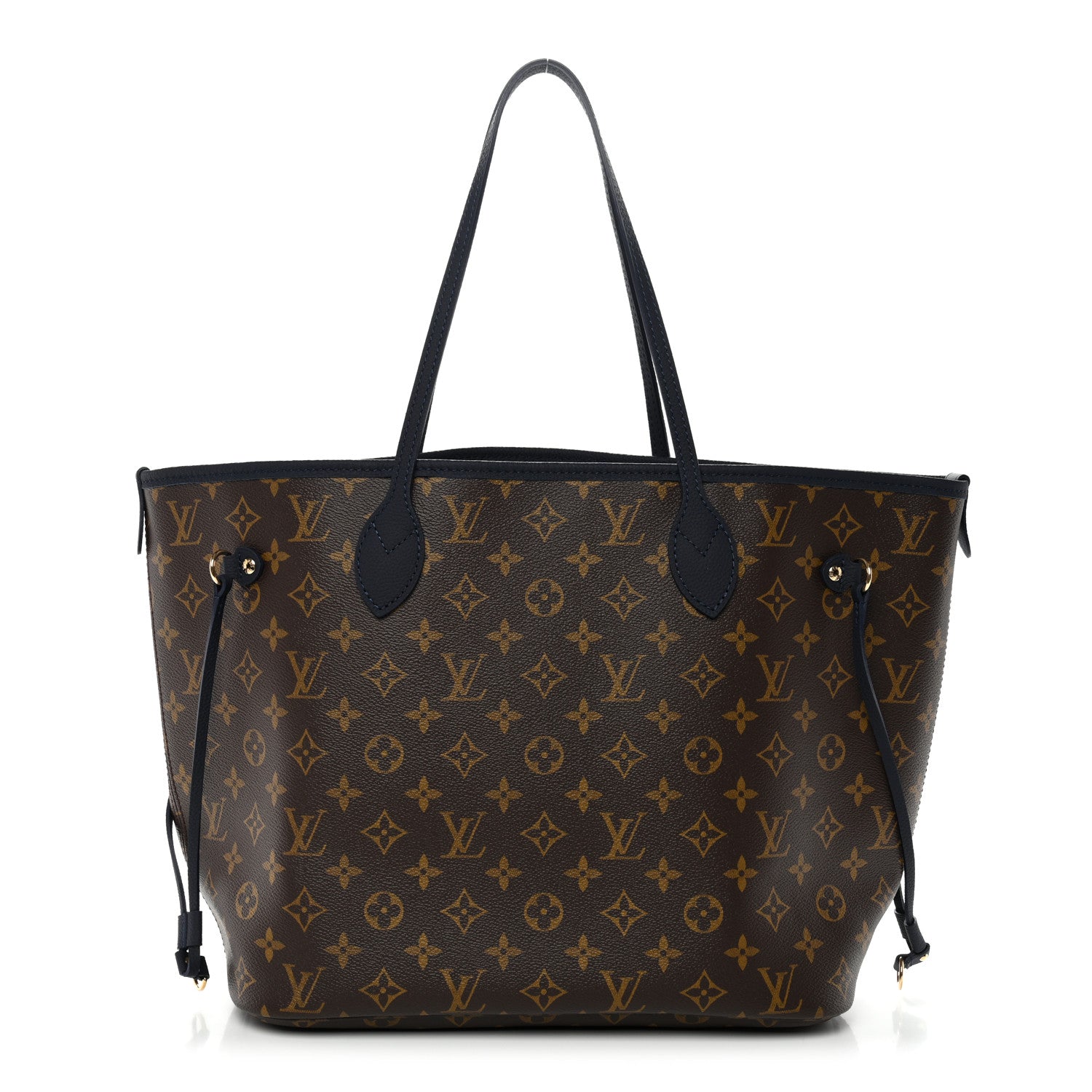 Louis Vuitton Monogram Calfskin Neo Neverfull Inside Out MM Navy 1 of 18
