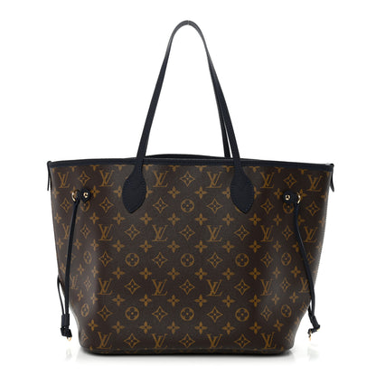 Louis Vuitton Monogram Calfskin Neo Neverfull Inside Out MM Navy 1 of 18