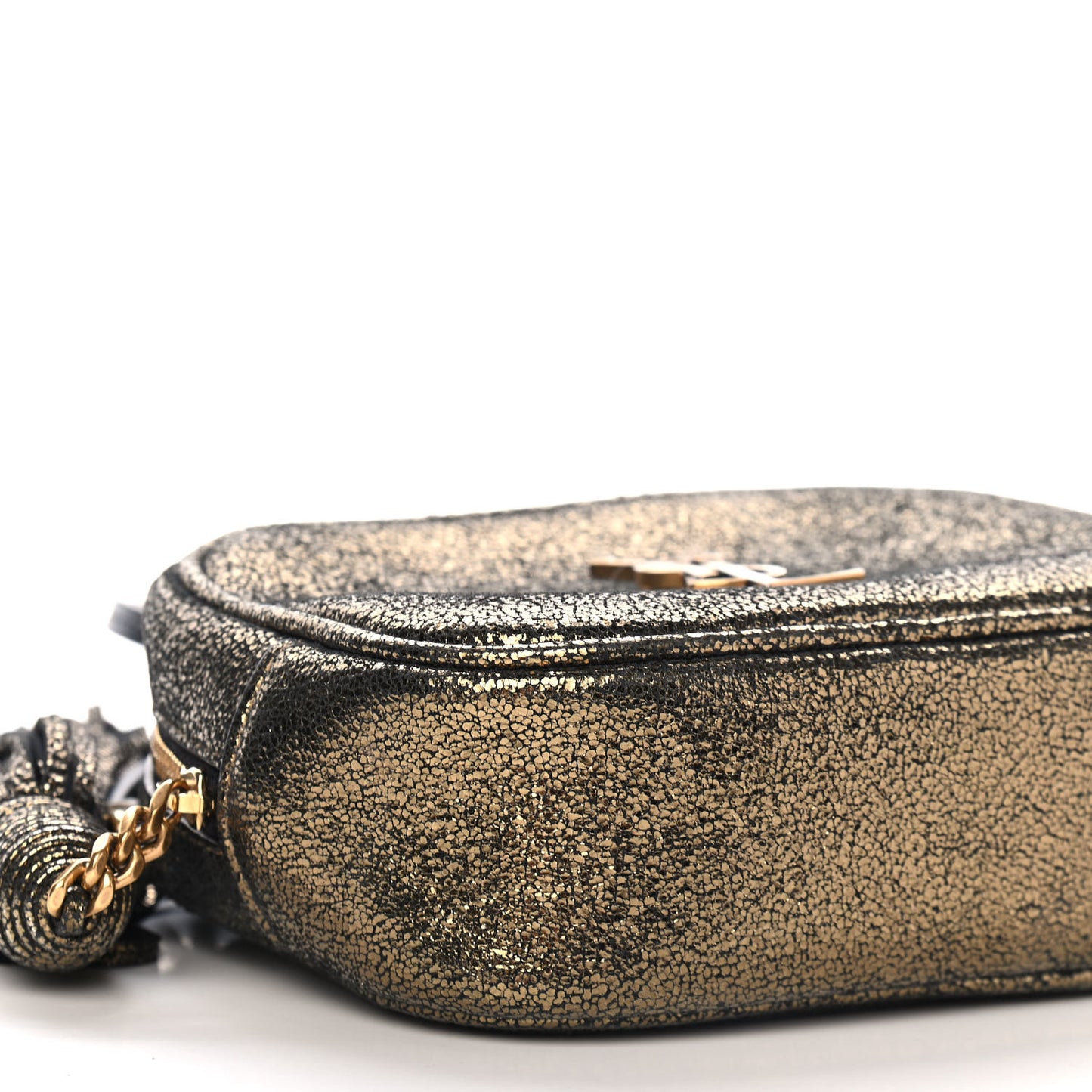 Lame Nappa Star 3D Monogram Blogger Bag Moss