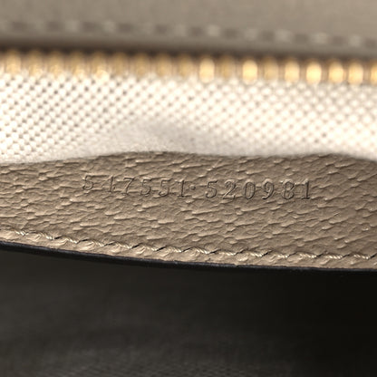 Gucci GG Supreme Monogram Textured Dollar Calfskin Web Small Ophidia Tote Bag Beige Mystic White Oatmeal 7 of 9