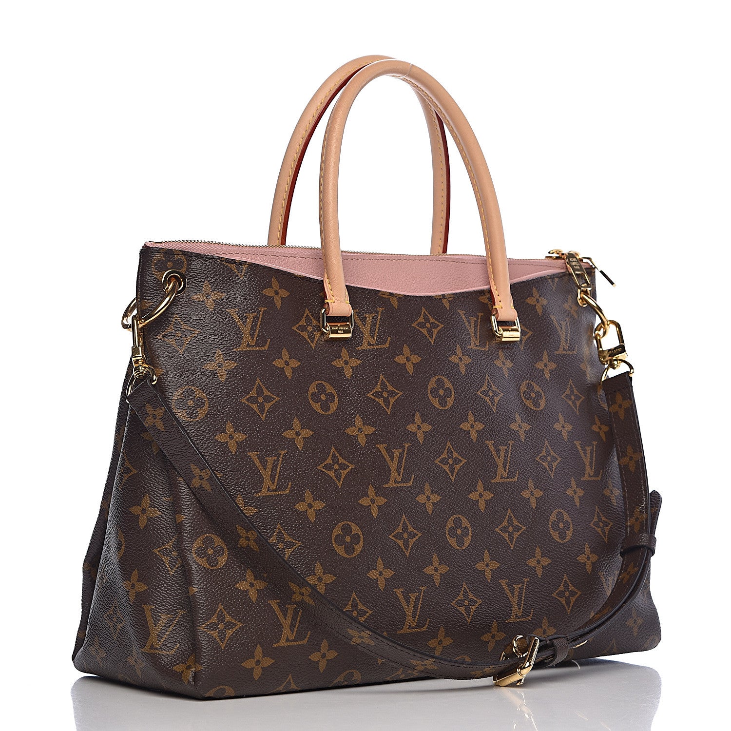 Louis Vuitton Monogram Pallas Rose Ballerine 3 of 12