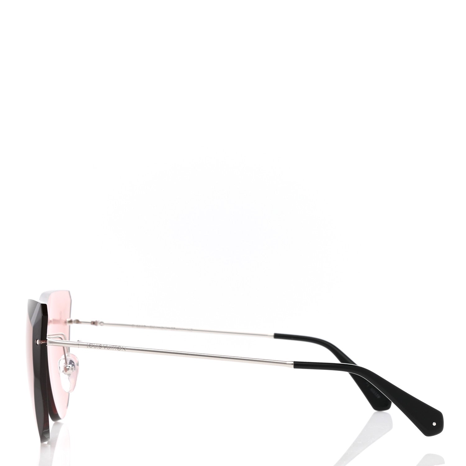 Louis Vuitton lein Soleil Pilot Sunglasses Z1226E Pink 3 of 8