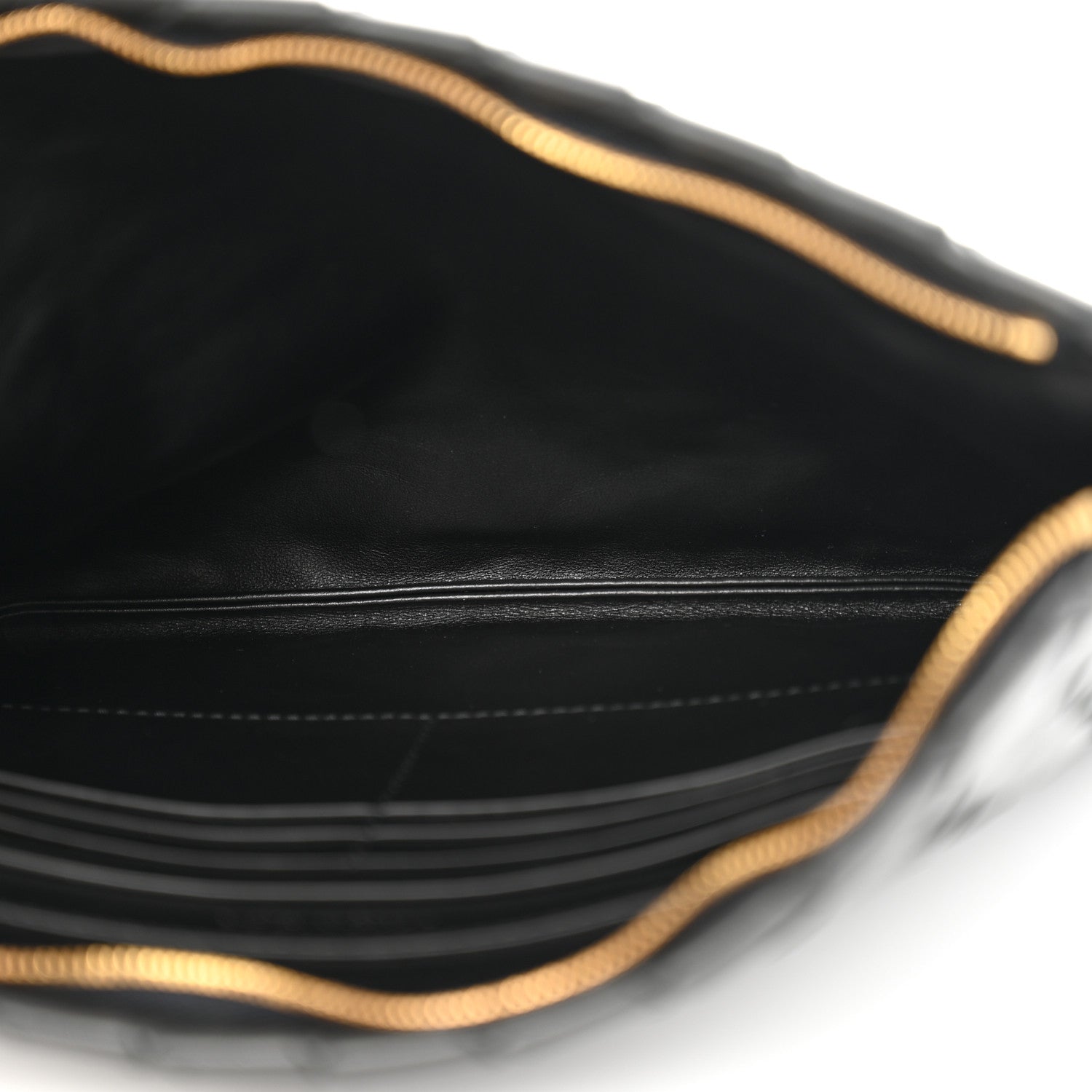 Bottega Veneta Nappa Intrecciato Zip Pouch Camel Black 5 of 9