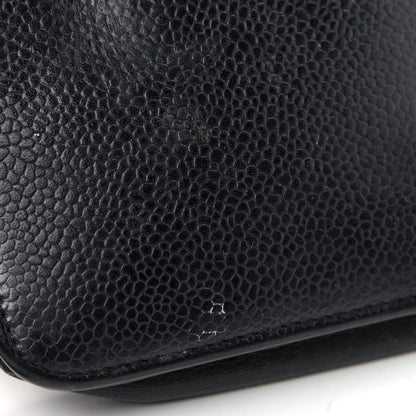 Chanel Caviar Timeless CC Wallet On Chain WOC Black 12 of 14