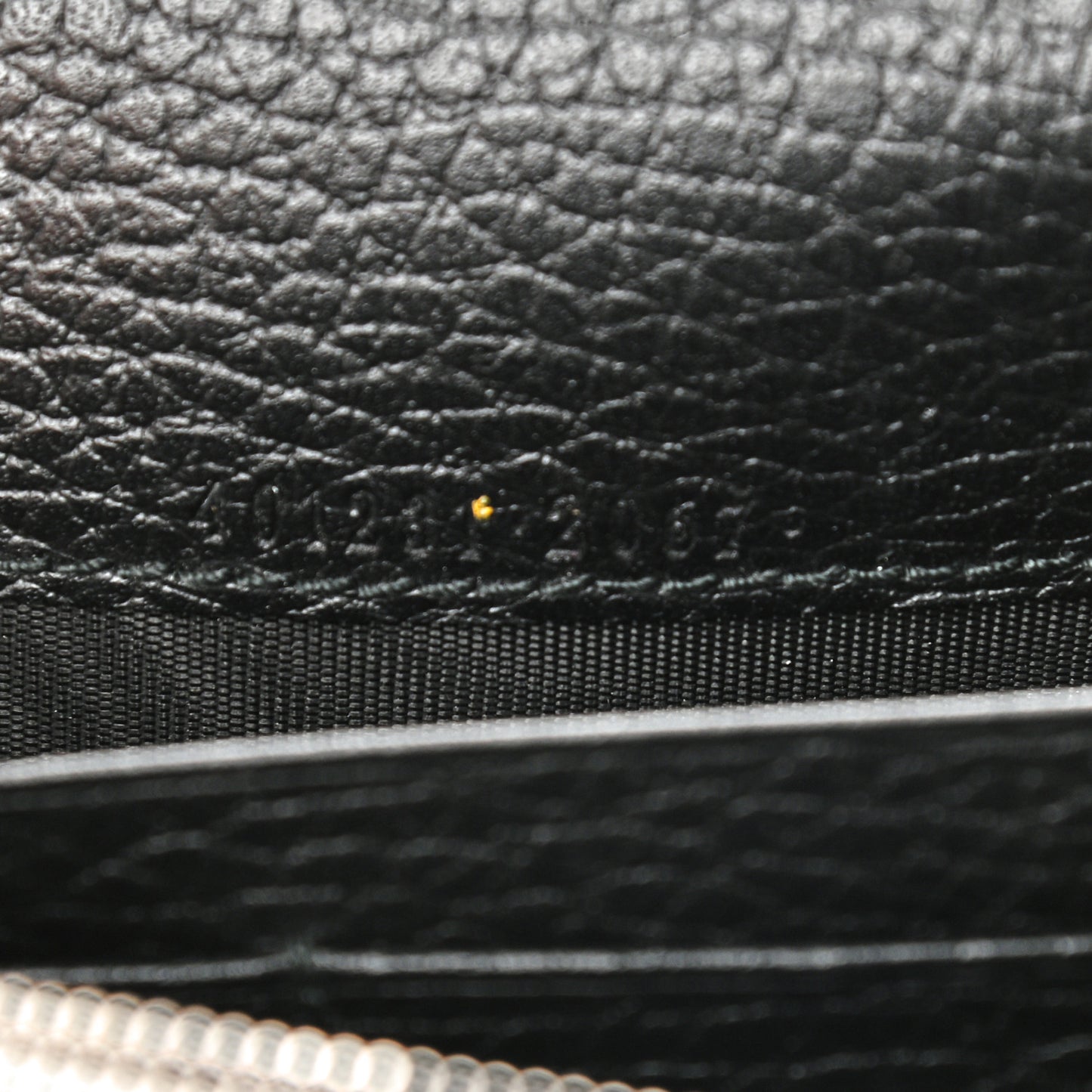 Calfskin Mini Dionysus Chain Wallet Black