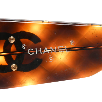 Chanel Acetate Quilted Sunglasses 01450 Tortoise 5 of 7