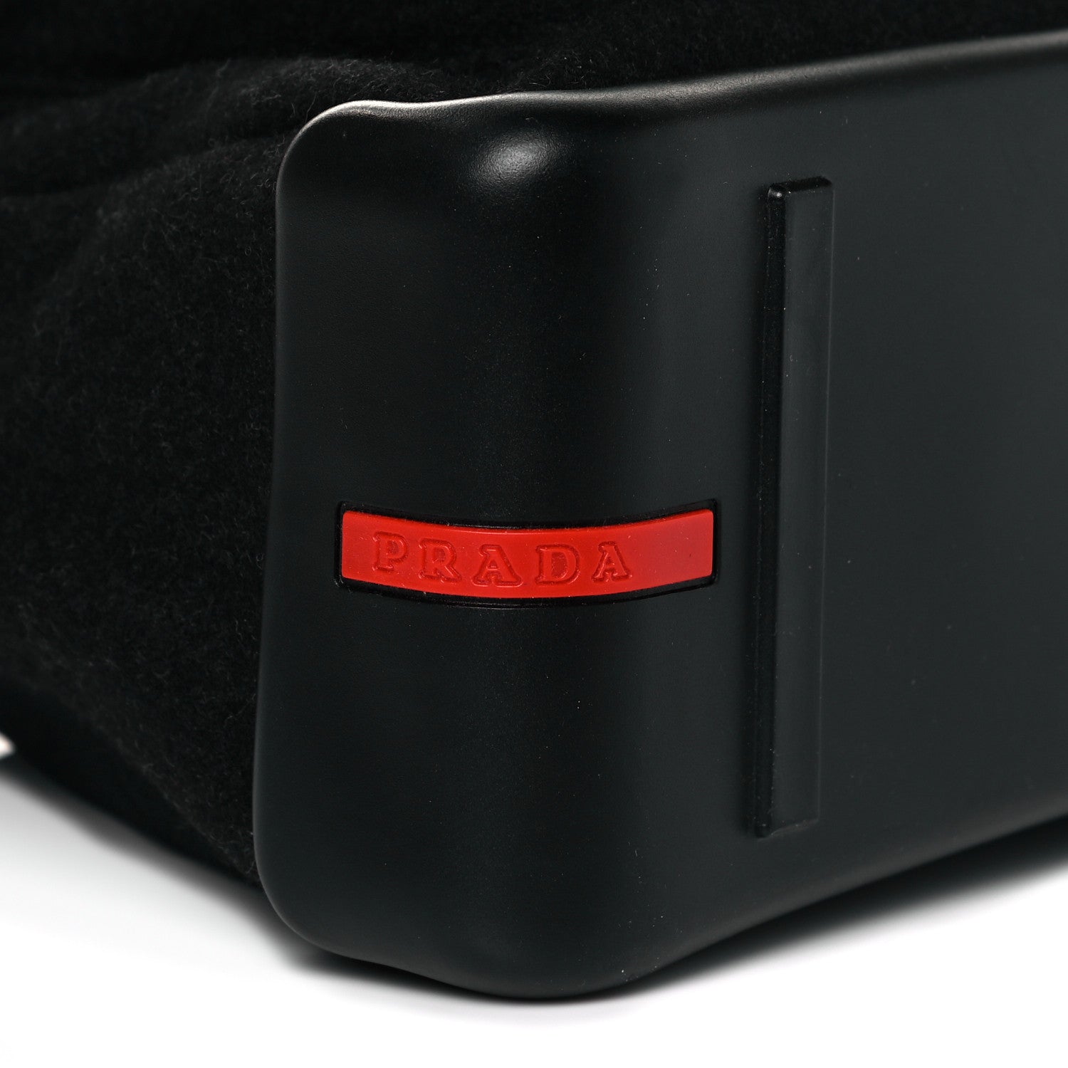 Prada Wool Messenger Satchel Black 4 of 11