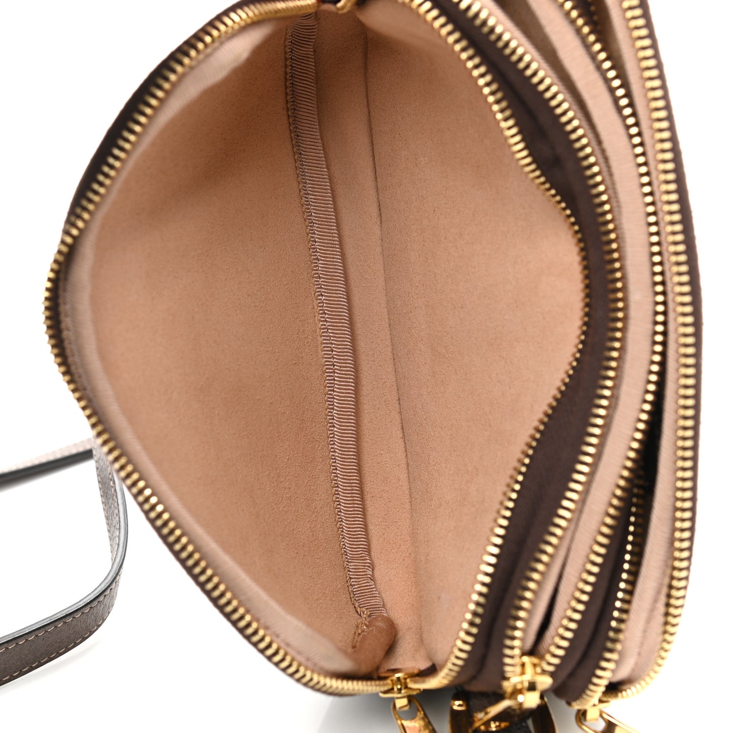 GG Supreme Monogram Web Mini Ophidia GG Bag Brown