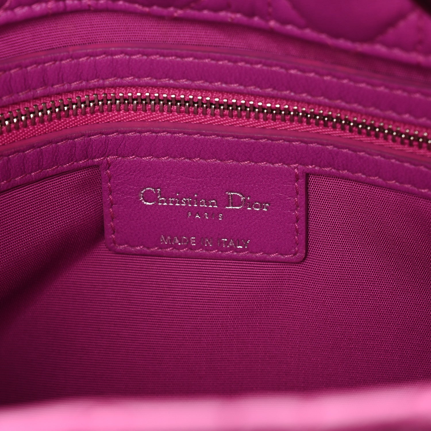 Christian Dior Lambskin Cannage Small Dior Soft Shopping Tote Rose Sorbet 6 of 10