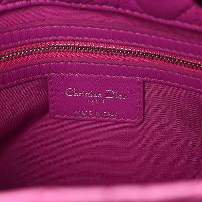 Christian Dior Lambskin Cannage Small Dior Soft Shopping Tote Rose Sorbet 6 of 10