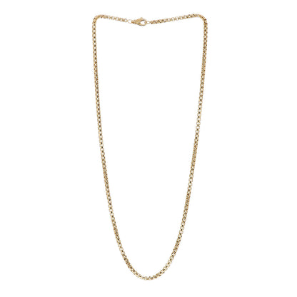 David Yurman 18K Yellow Gold 3.4mm Box Chain Necklace 22" 3 of 4