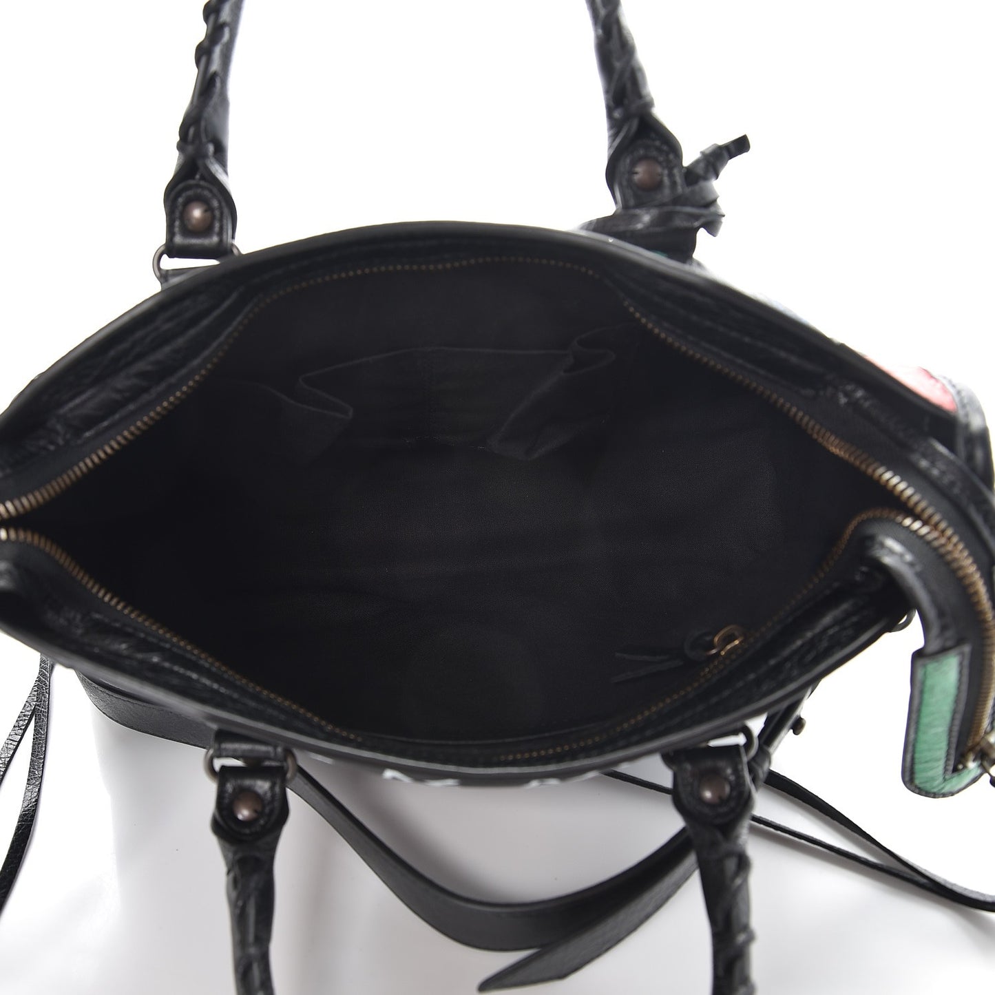 Agneau Graffiti All Over Classic Hardware S City Black Vert Rouge