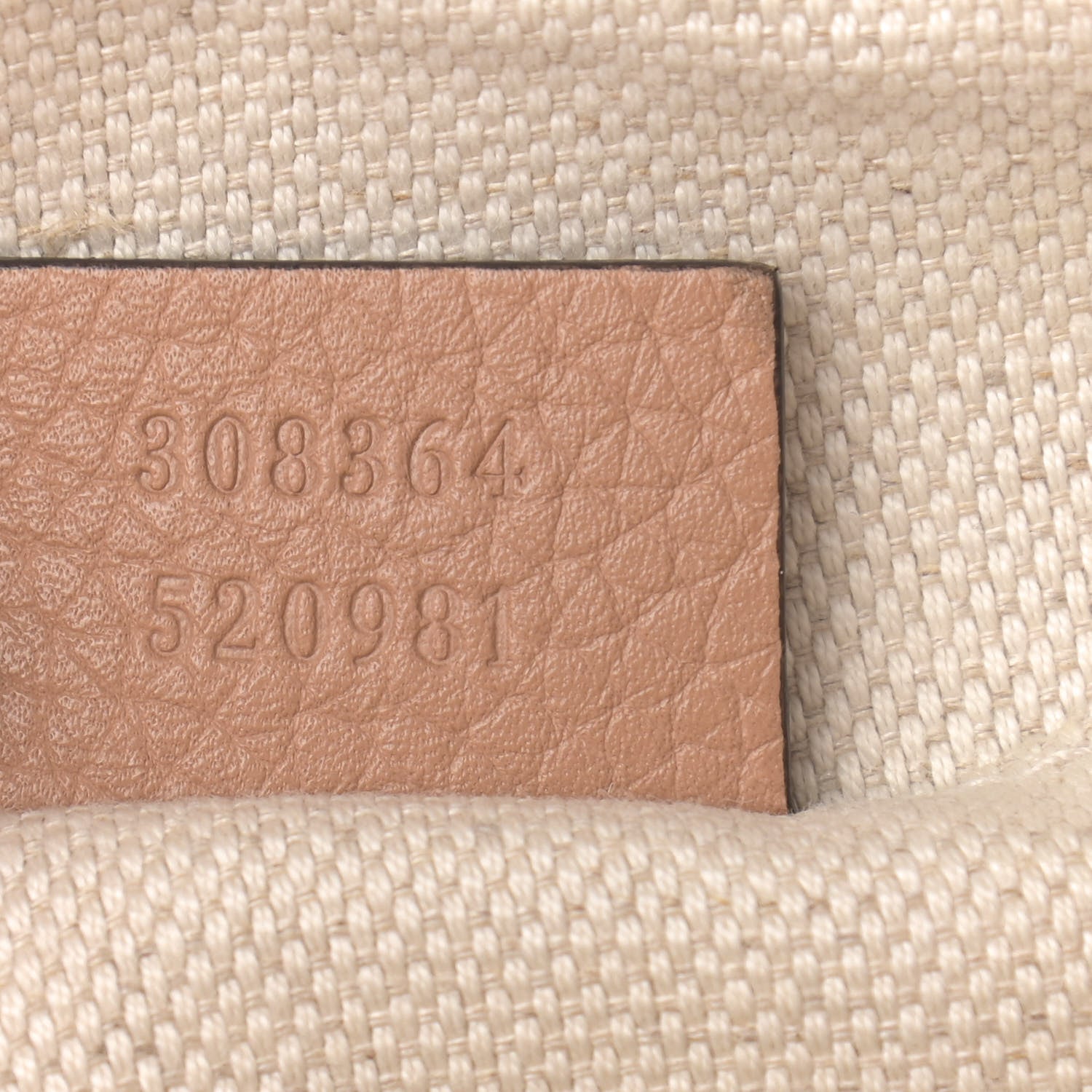 Gucci Pebbled Calfskin Small Soho Disco Bag Camelia 7 of 11