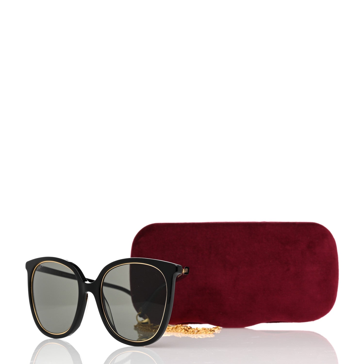 Gucci Acetate Cat Eye Sunglasses GG1076S Black 8 of 8