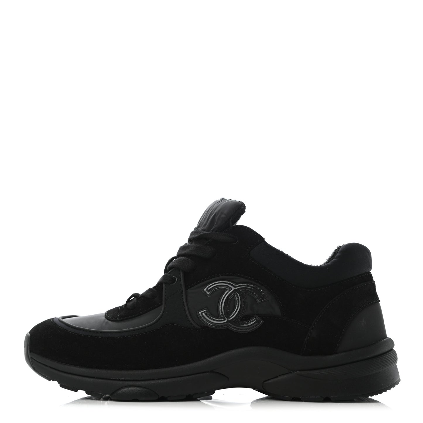 Kid Suede Calfskin Mens Sneakers 41 Black