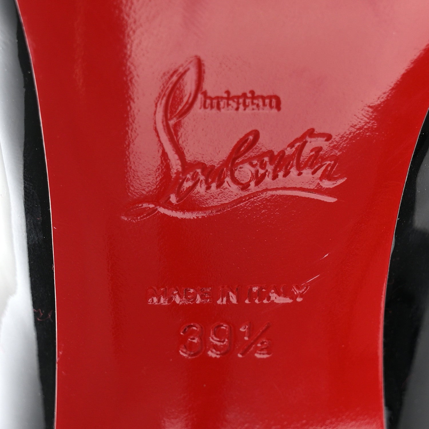 Christian Louboutin Patent Hot Chick 100 Pumps 39.5 Black 6 of 10