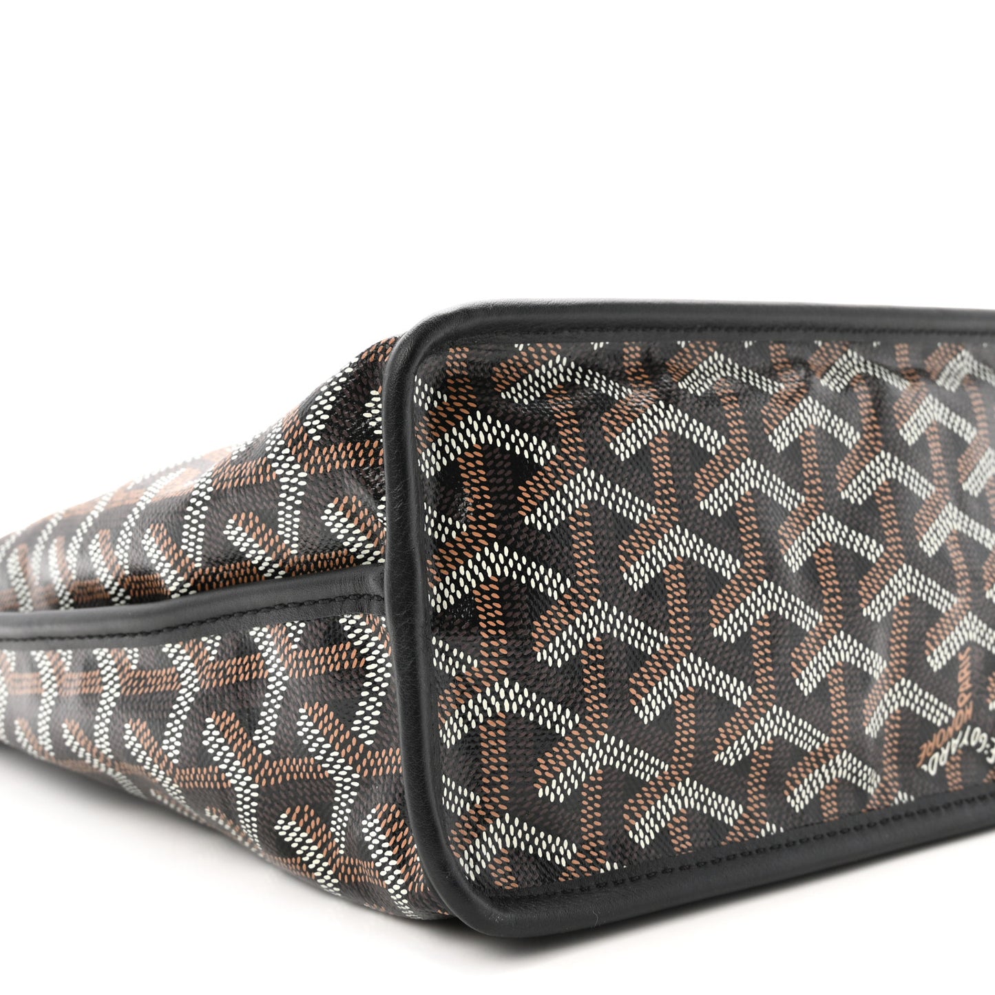 Goyardine Reversible Mini Anjou Black