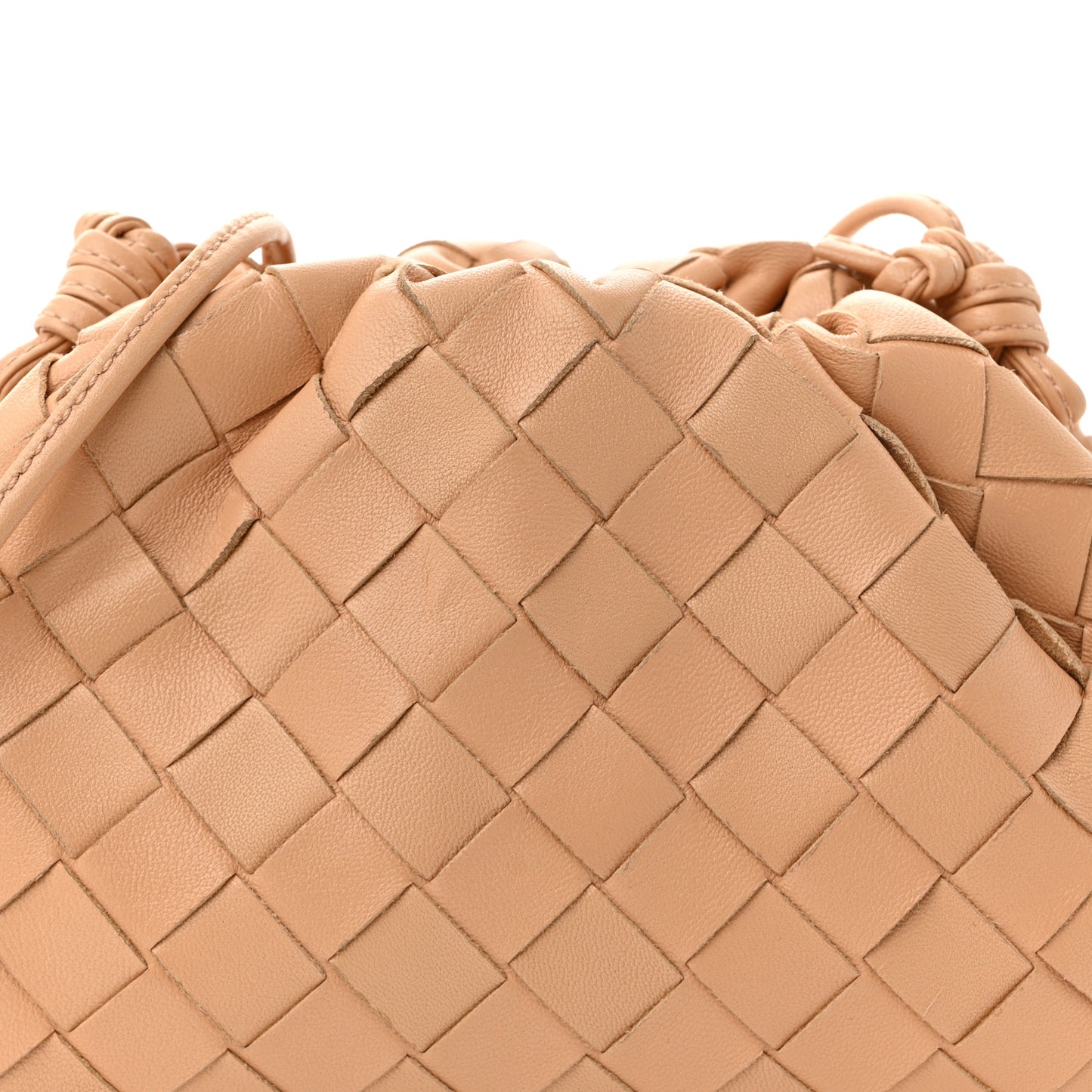 Nappa Intrecciato The Mini Pouch Almond