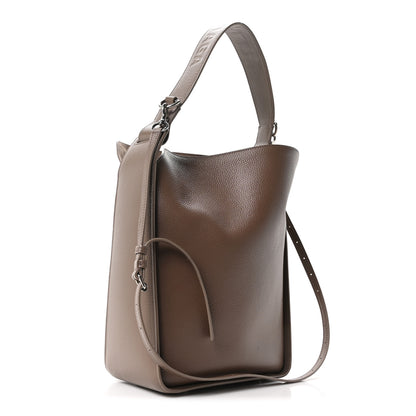 Balenciaga Calfskin Logo Embossed Small Tool 2.0 North-South Tote Mink Grey 4 of 11
