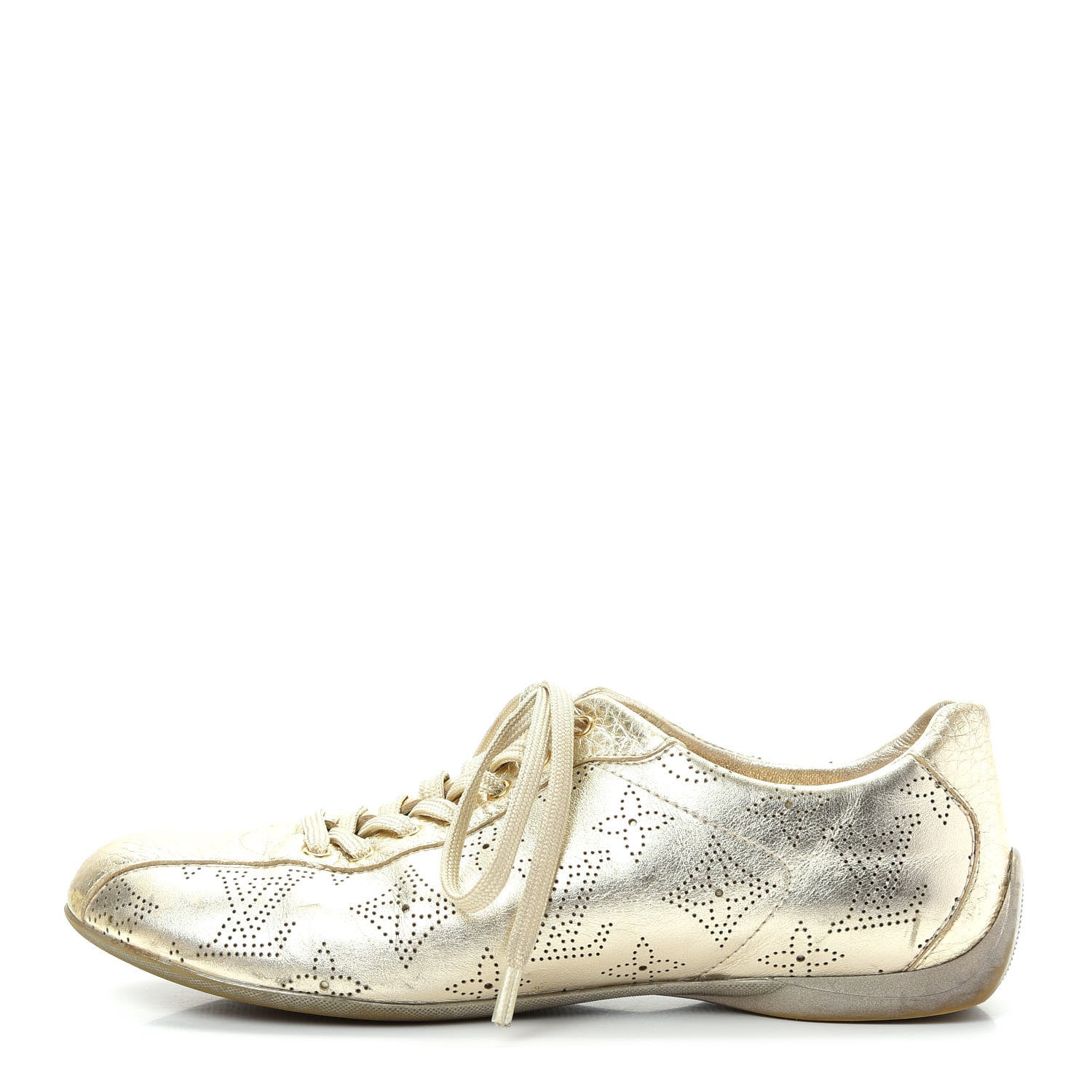 Louis Vuitton Mahina Sneakers 36 Gold 1 of 10