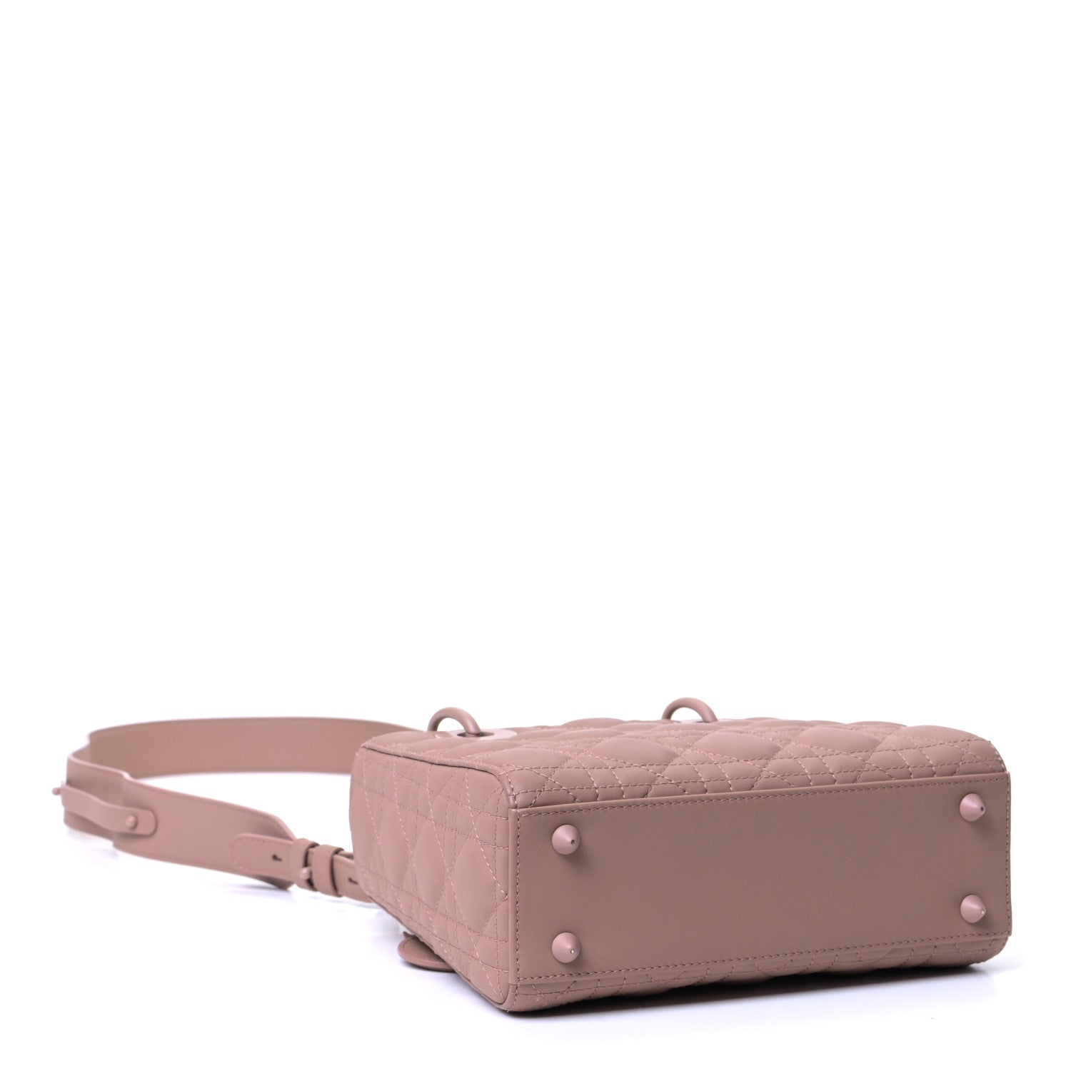 Christian Dior Ultra Matte Calfskin Cannage Small My ABCDior Lady Dior Fard 3 of 5
