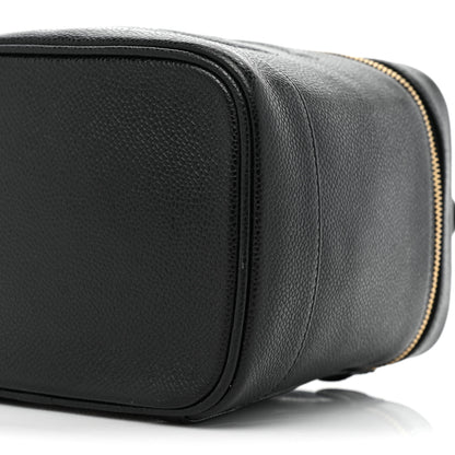 Chanel Caviar Vanity Cosmetic Case Black 9 of 15