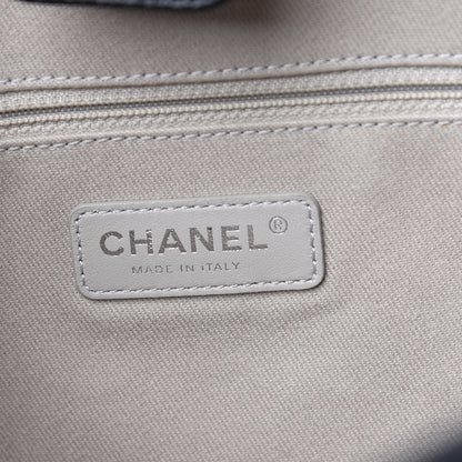Chanel Glazed Calfskin Small Deauville Tote Black 6 of 14