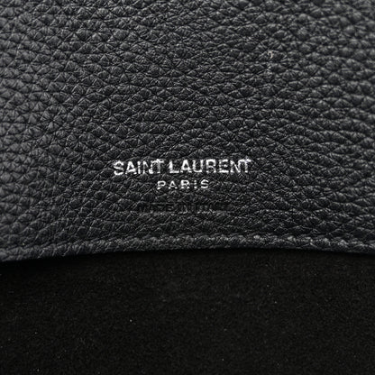 Saint Laurent Grained Calfskin Small Supple Sac De Jour Black 6 of 13