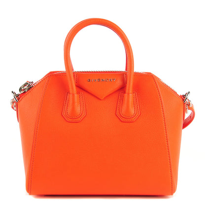 Givenchy Sugar Goatskin Mini Antigona Burnt Orange 1 of 8