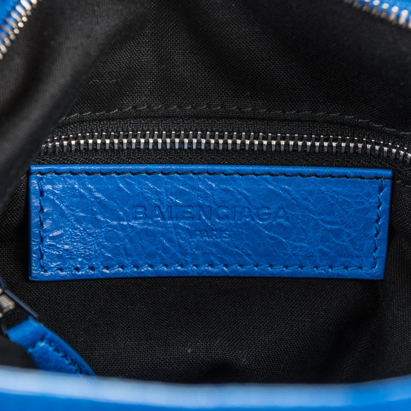 Agneau Giant 12 Silver Hardware Velo Bleu Lazuli