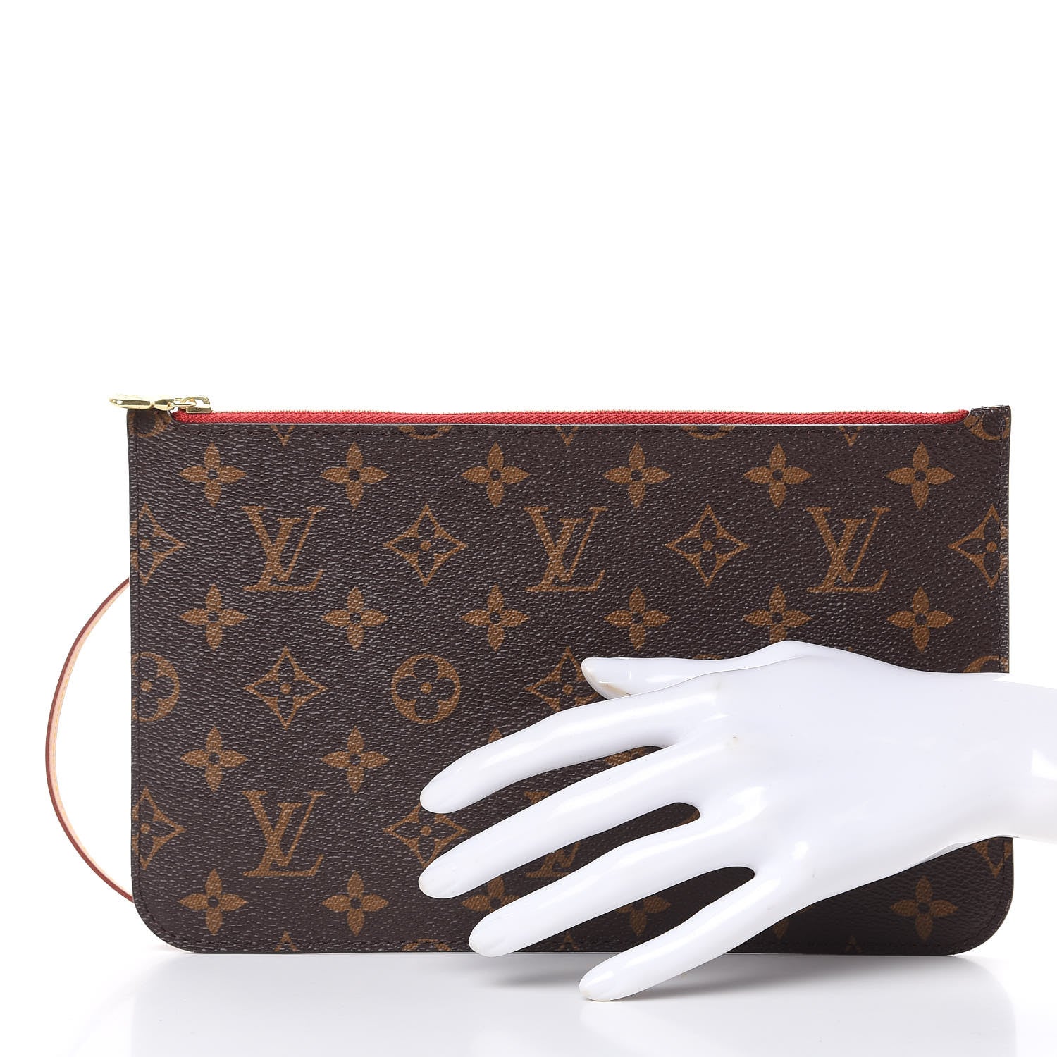 Louis Vuitton Monogram Neverfull MM GM Pochette Cherry 2 of 7
