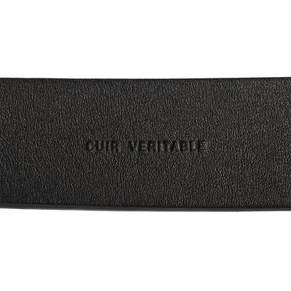Chanel Glazed Calfskin CC Belt 75 30 Black 7 of 7