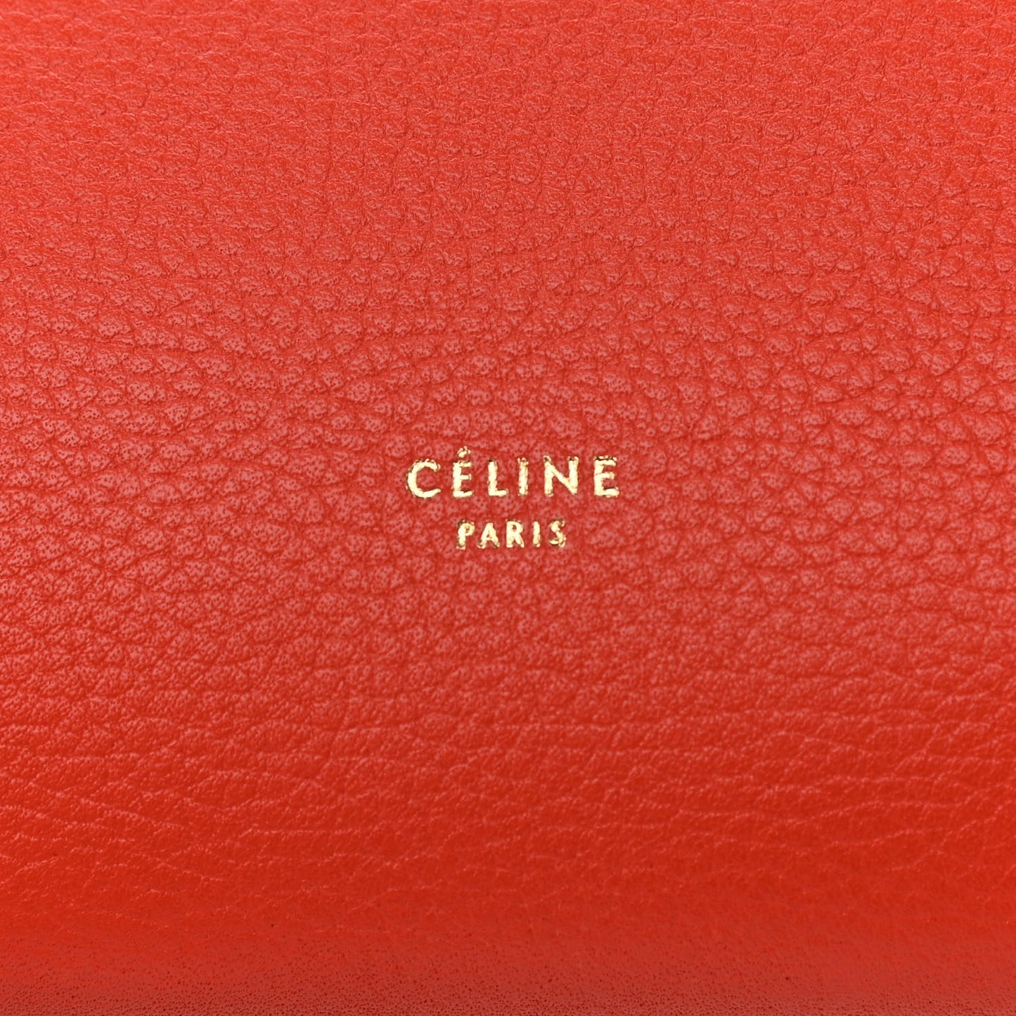 Grained Calfskin Mini Belt Bag Vermillion