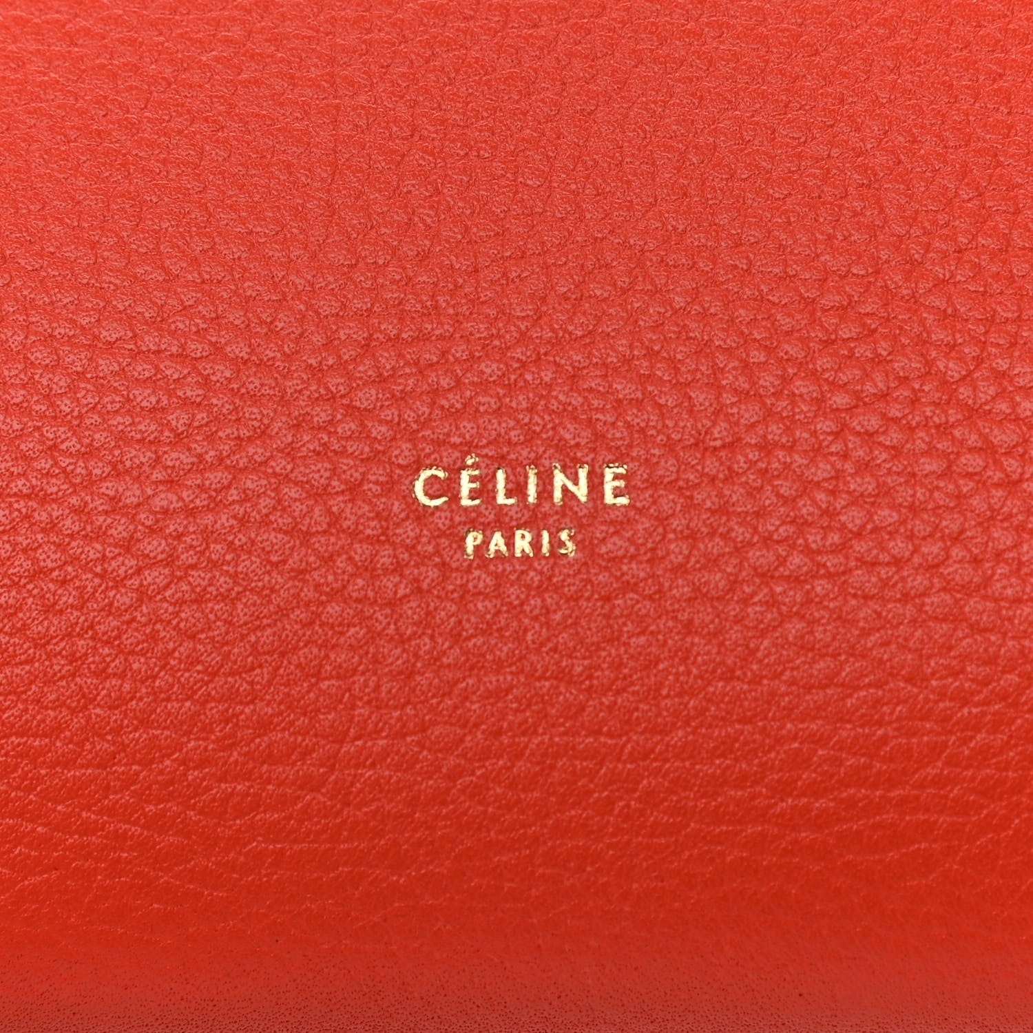 Celine Grained Calfskin Mini Belt Bag Vermillion 6 of 11