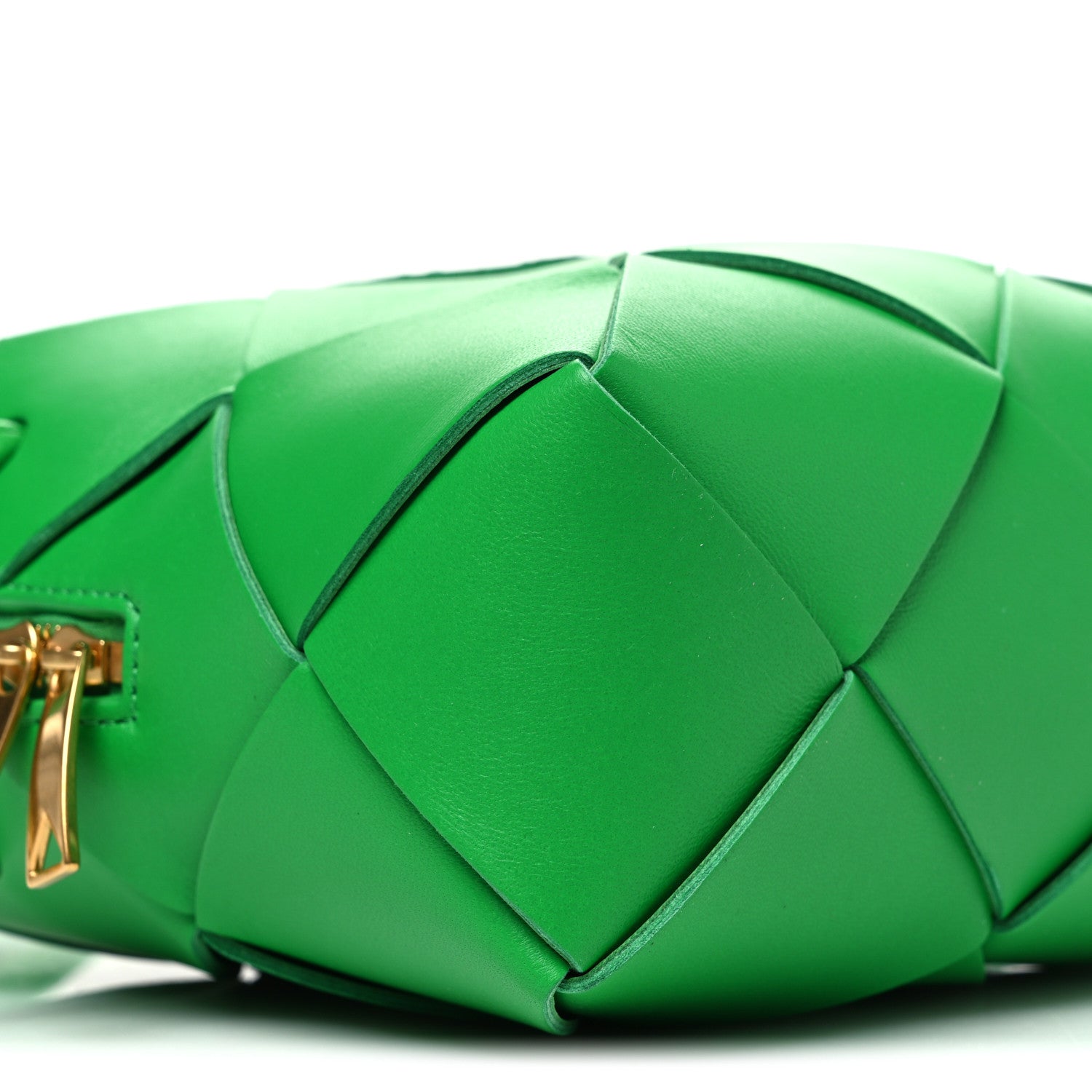 Bottega Veneta Lambskin Maxi Intrecciato Mini Cassette Camera Bag Parakeet 8 of 9