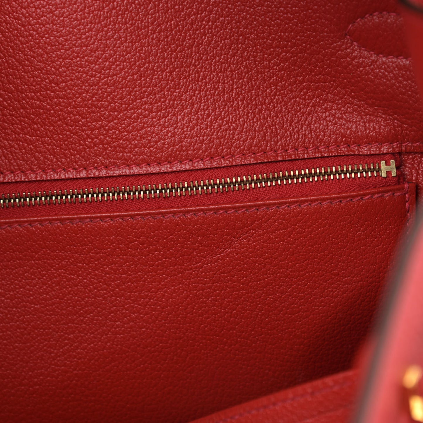 Togo Birkin 35 Rouge Casaque