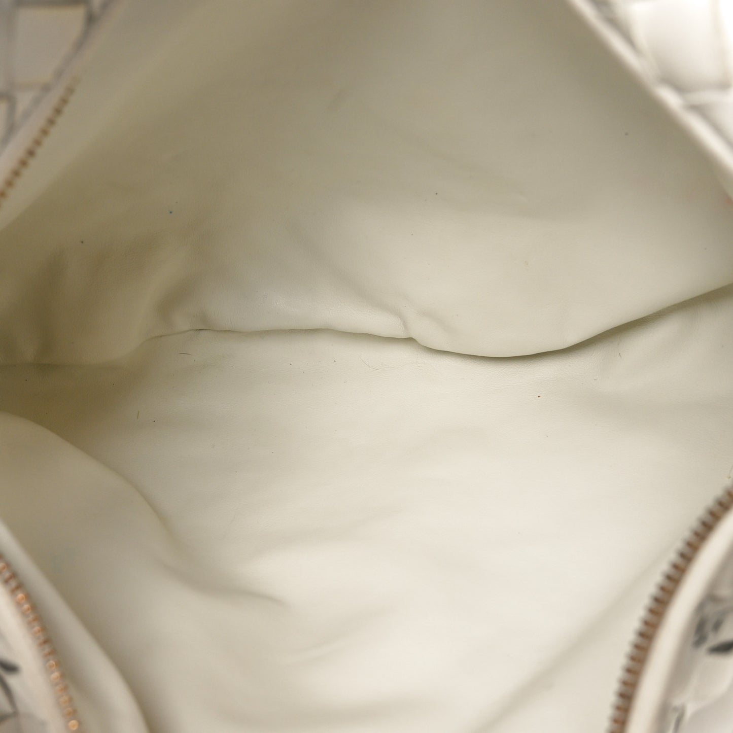 Nappa Intrecciato Teen Jodie Hobo White