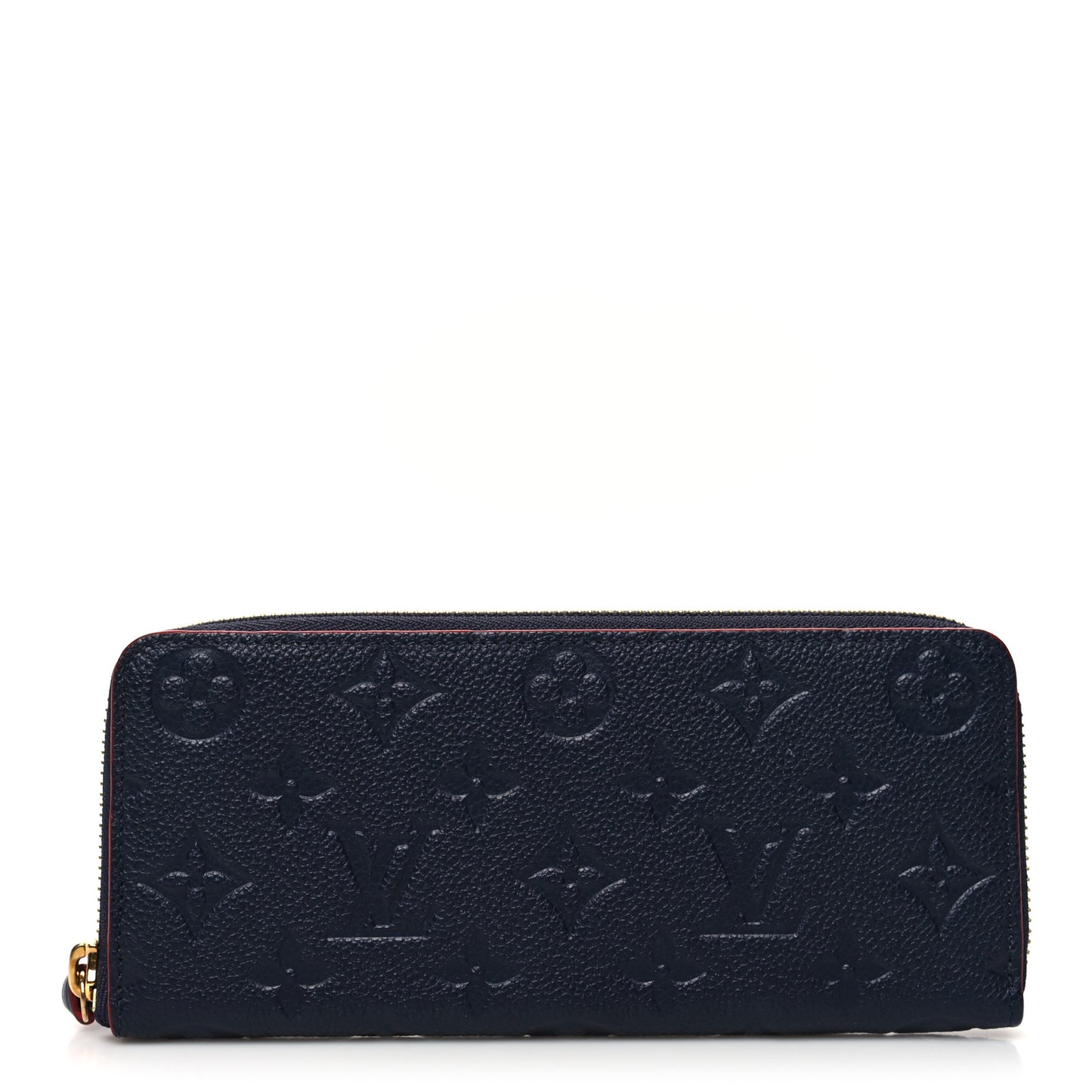Empreinte Clemence Wallet Marine Rouge