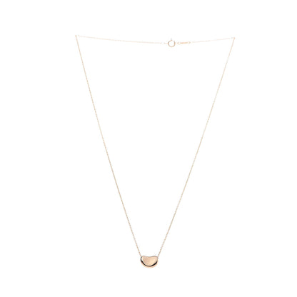 Tiffany 18K Yellow Gold 11mm Elsa Peretti Bean Pendant Necklace 3 of 7