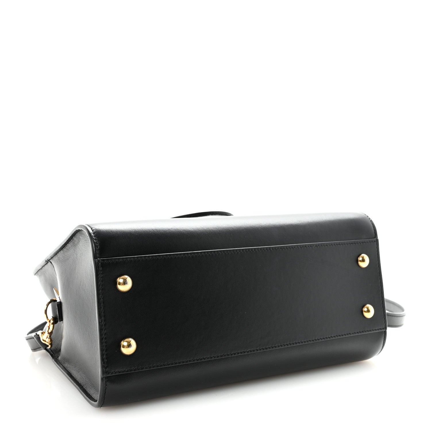Saint Laurent Calfskin Monogram Baby Cabas Black 4 of 9