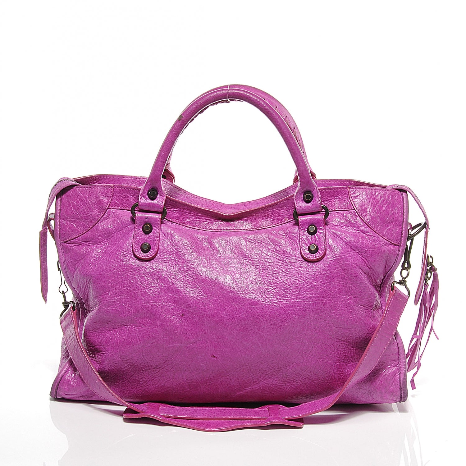 Balenciaga Agneau City Magenta 7 of 8