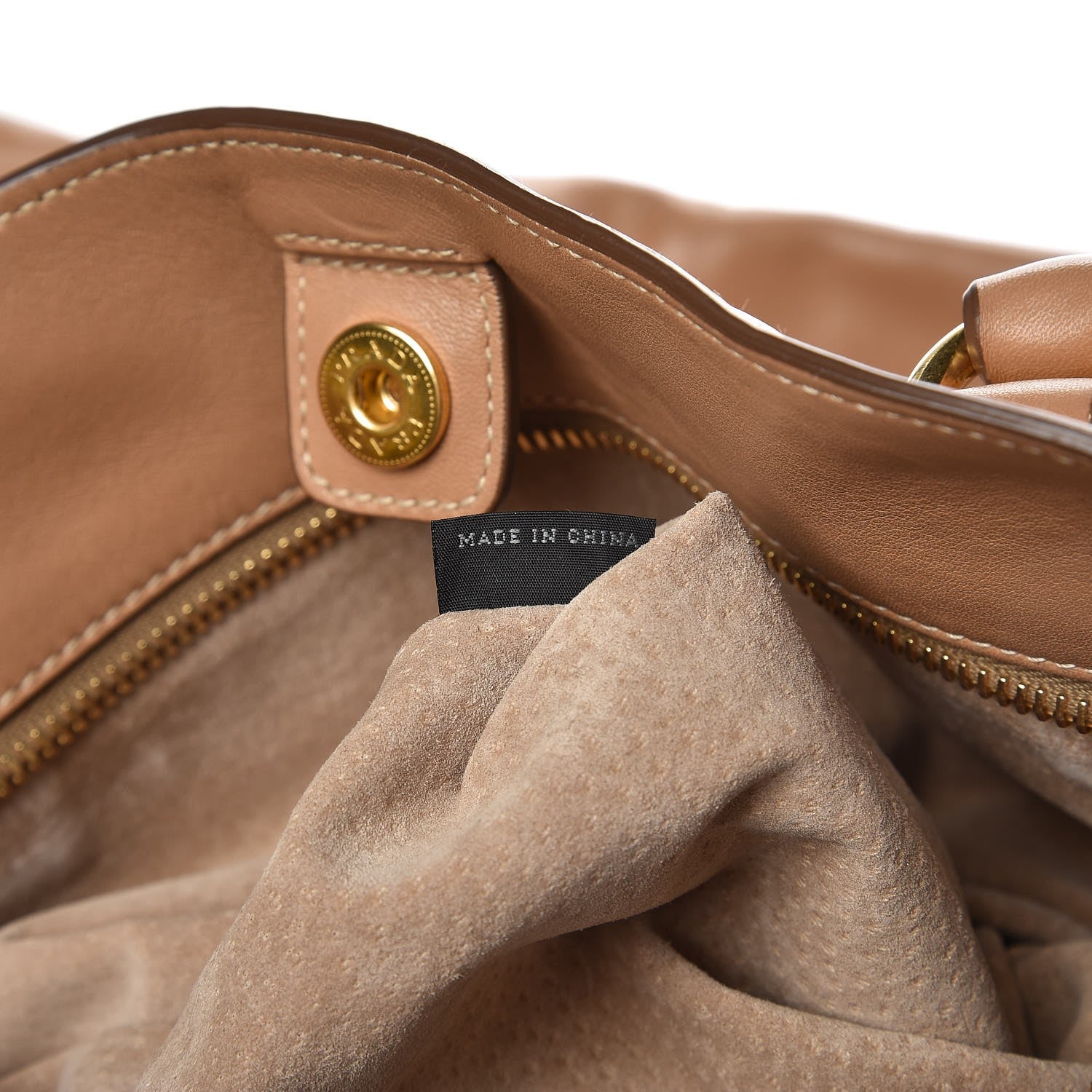 Prada Soft Calf Satchel Bag Caramel 7 of 11