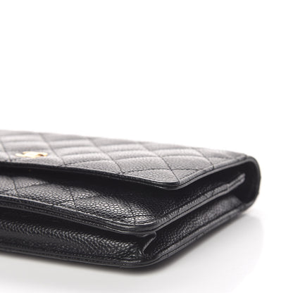 Chanel Caviar Quilted Wallet On Chain WOC Black 7 of 13