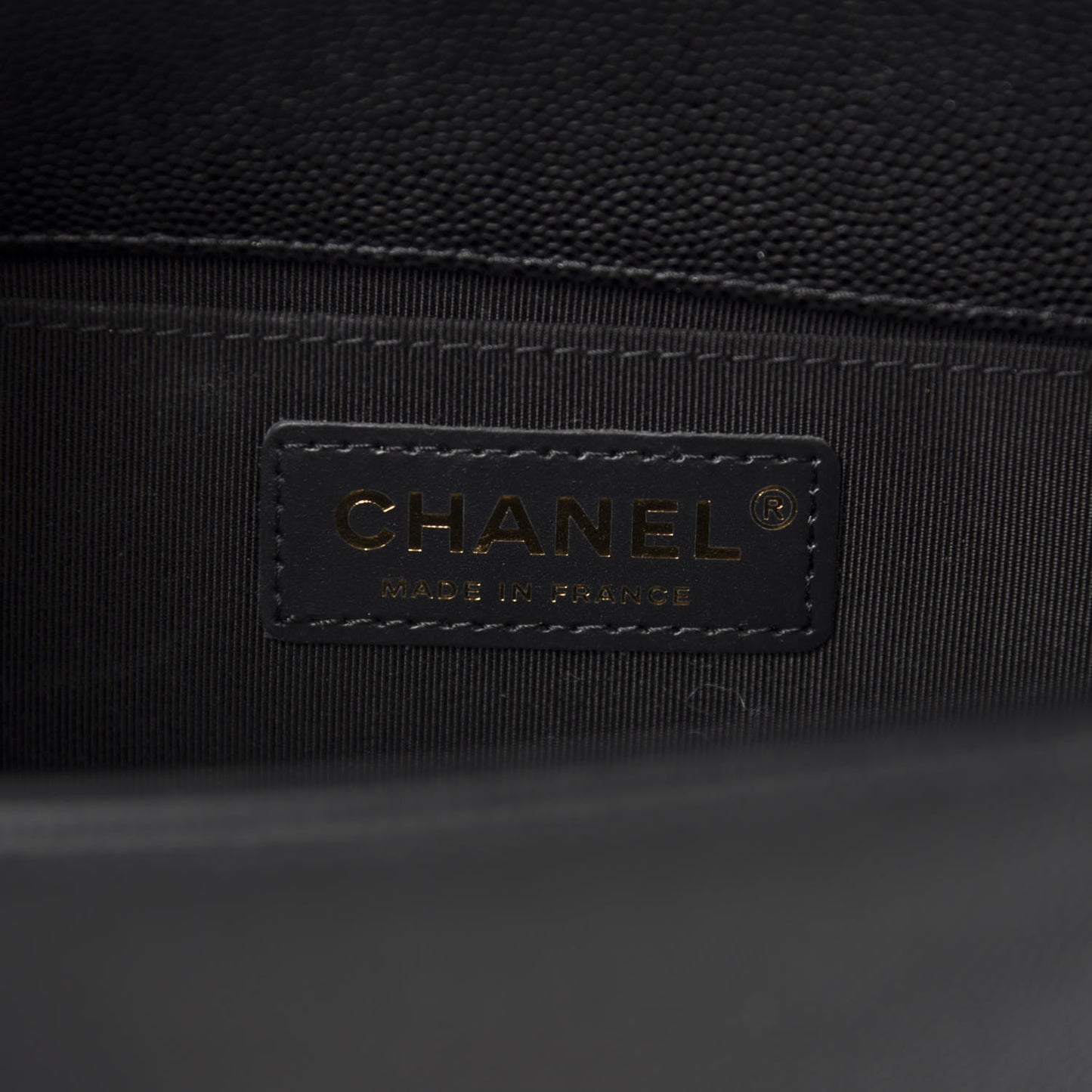 Caviar Quilted Small Boy Flap Black