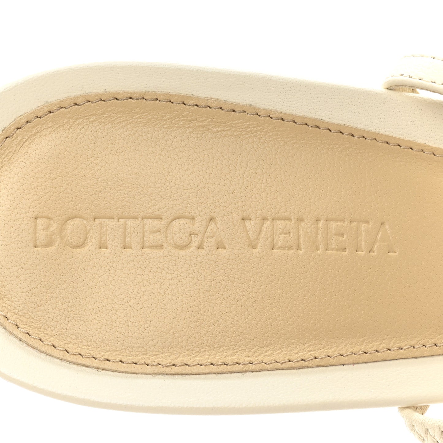 Lambskin Studded Stretch Multi Strap 90mm Sandals 41 Sea Salt