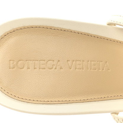 Bottega Veneta Lambskin Studded Stretch Multi Strap 90mm Sandals 41 Sea Salt 7 of 8
