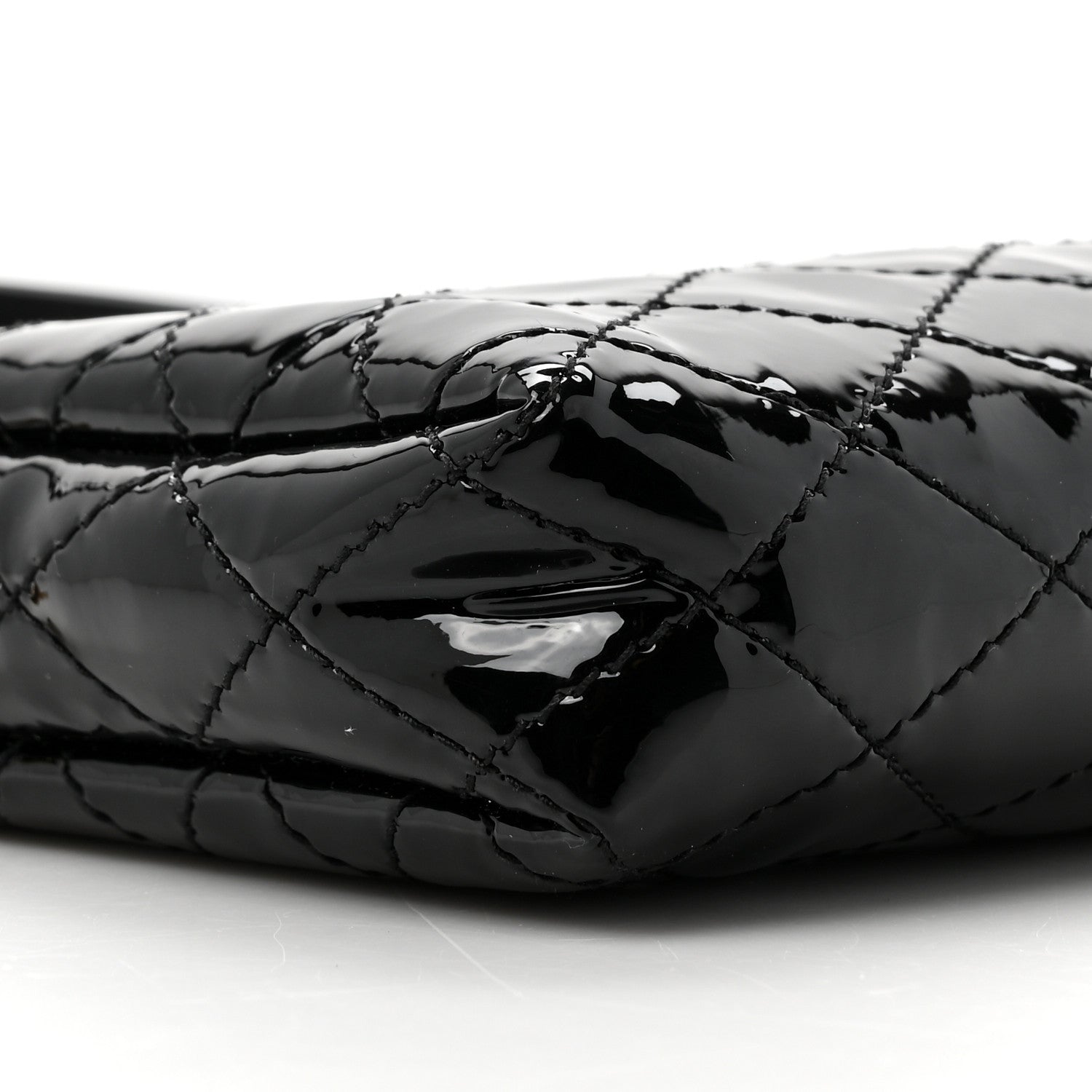 Saint Laurent Lambskin Quilted Gaby Zipped Pouch Black 10 of 11