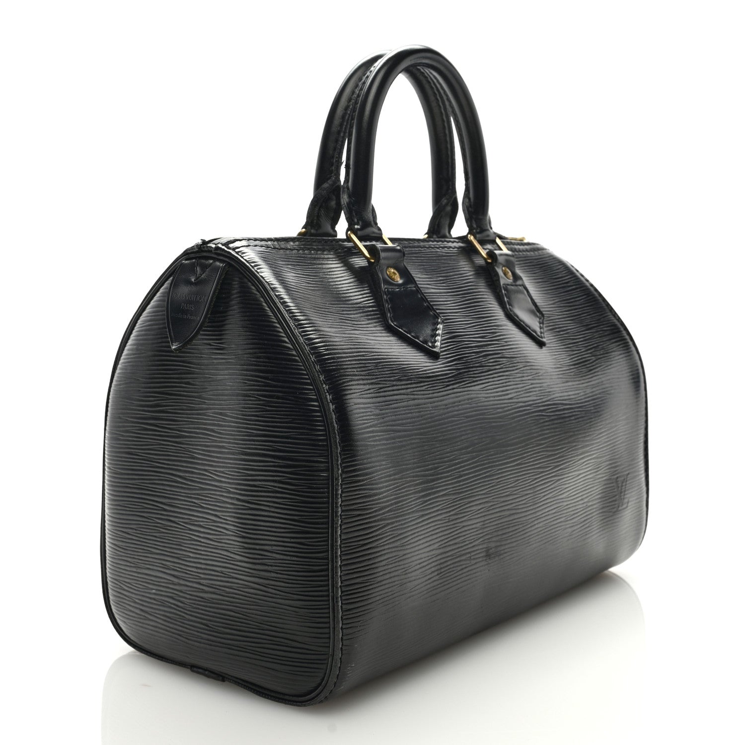 Louis Vuitton Epi Speedy 25 Black 2 of 9