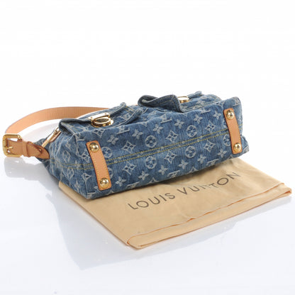Louis Vuitton Monogram Denim Baggy PM Blue 4 of 7